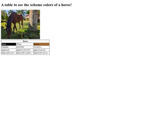 colortable screenshot