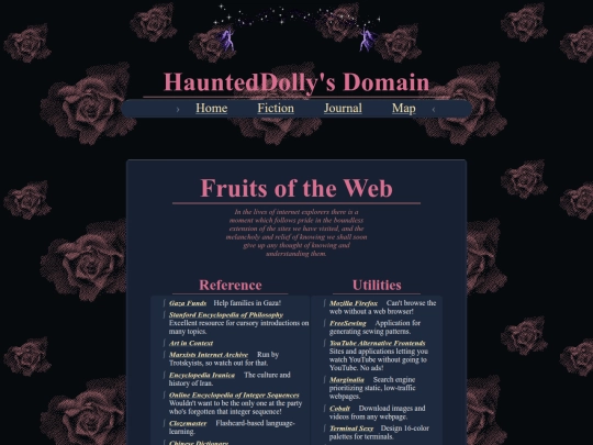 links screenshot
