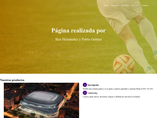 proyecto con iker/pagina screenshot