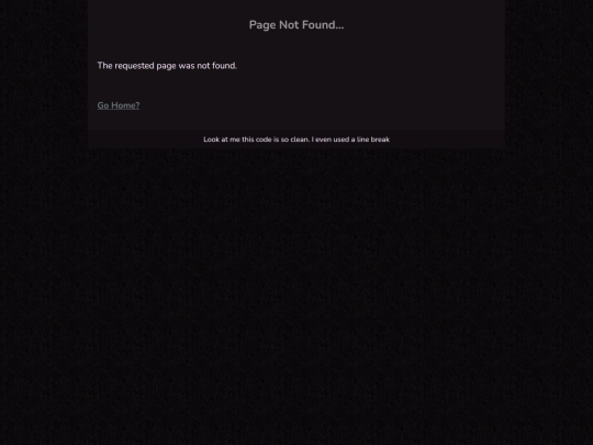 not_found screenshot