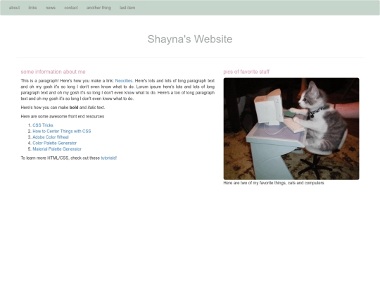 index screenshot