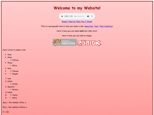 test screenshot