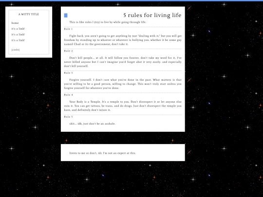 rules screenshot