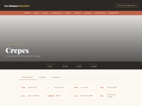 crepes screenshot