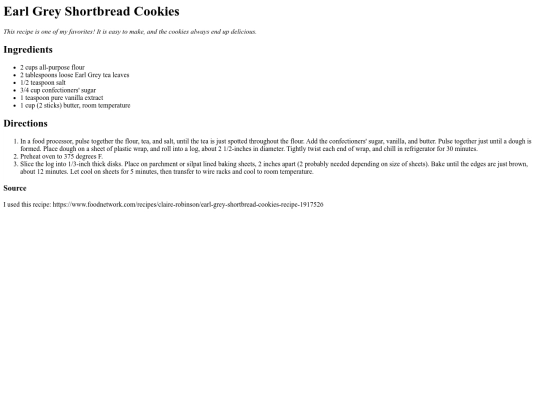 My Favorite Recipe screenshot