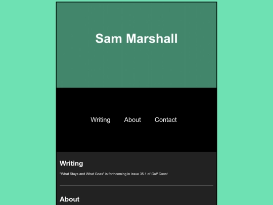 contact screenshot