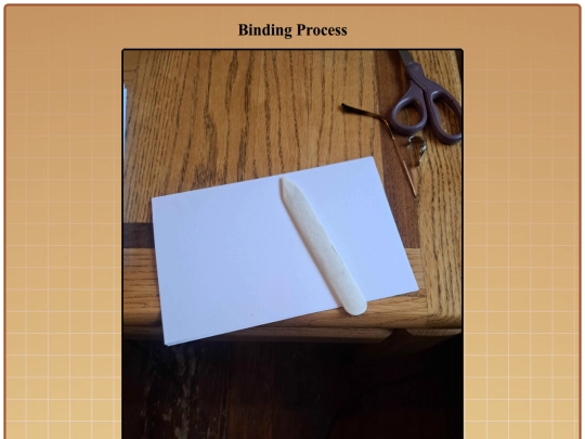 Journal Journeys/BindingProccess screenshot