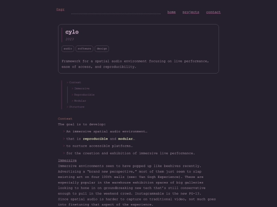 projects/cylo screenshot