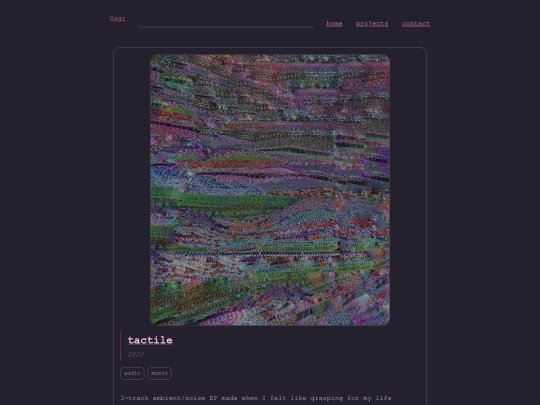 projects/tactile screenshot
