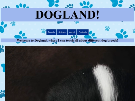 Midterm Project/DOGLAND screenshot