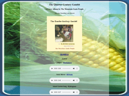 goatcovers/quartercentury screenshot