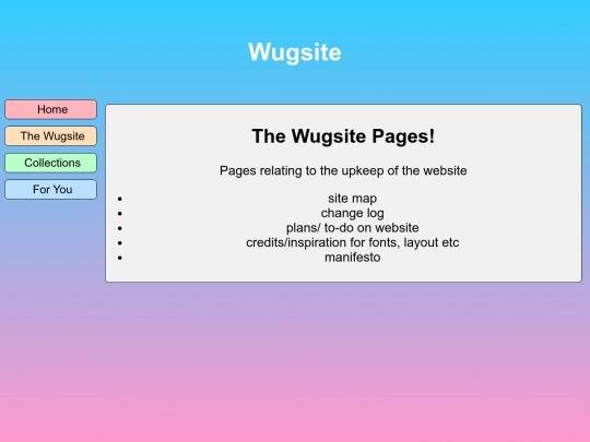 wugsite-pages screenshot