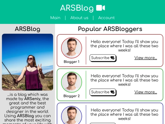 ARSBlog screenshot