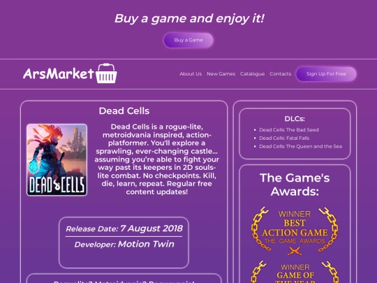 ArsMarket/html/games/dead_cells screenshot