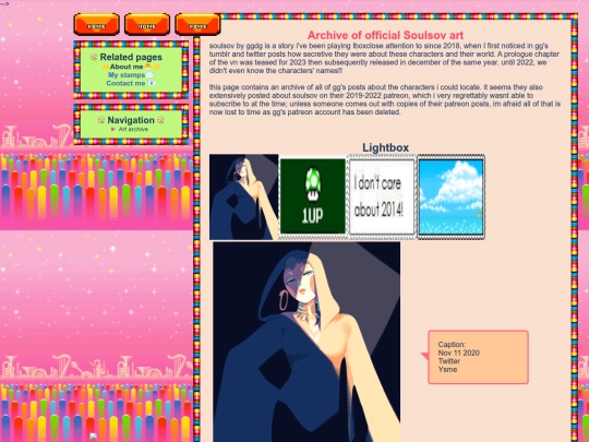 journal/soulsov/archive screenshot