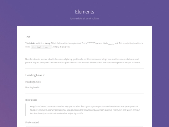 elements screenshot