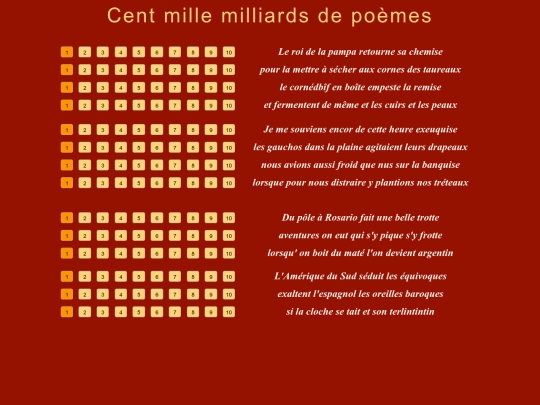 queneauSonnets/QueneauCentMilleMilliardsPoemes screenshot