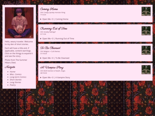 short_stories screenshot