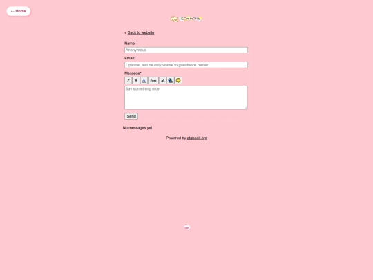 gestbook screenshot