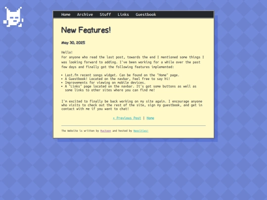 posts/05-30-2025-New-Features! screenshot