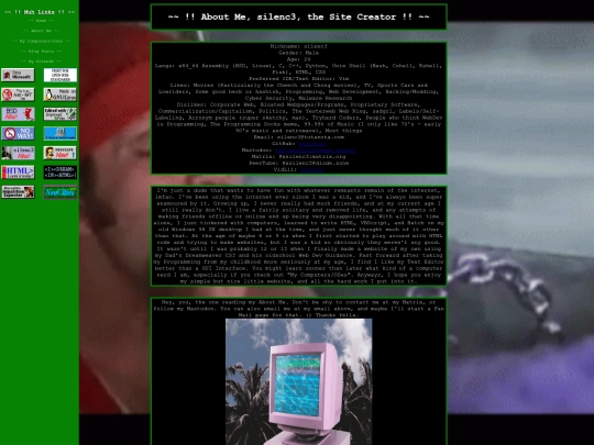 aboutme screenshot