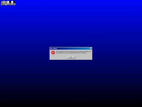 not_found screenshot
