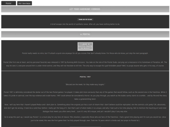 blog/musicblog screenshot