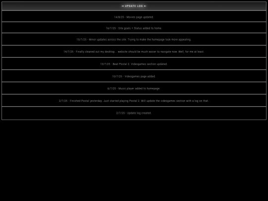 updates screenshot