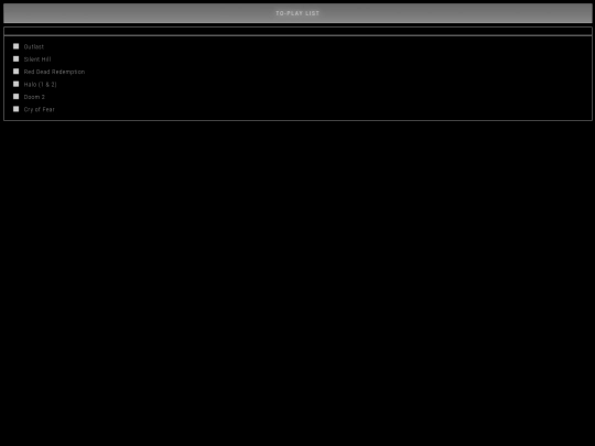 videogames/to_play_list screenshot