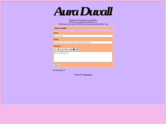 guestbook/guestbook screenshot