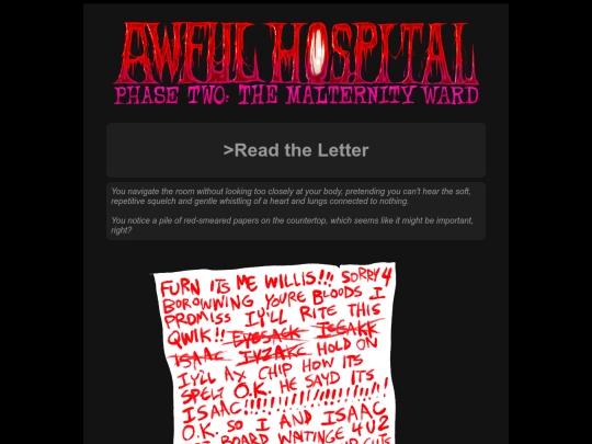 awfulhospital/964 screenshot