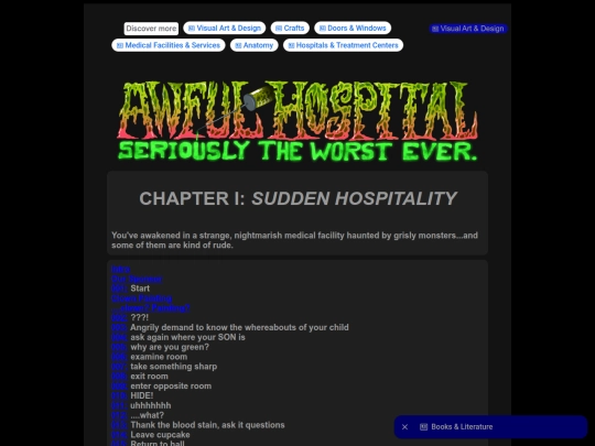 awfulhospital/archive screenshot