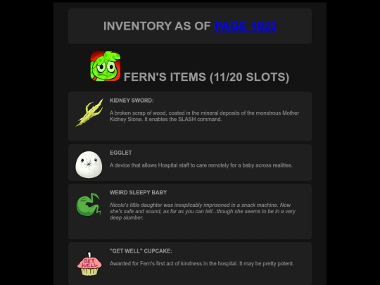awfulhospital/inventory50 screenshot