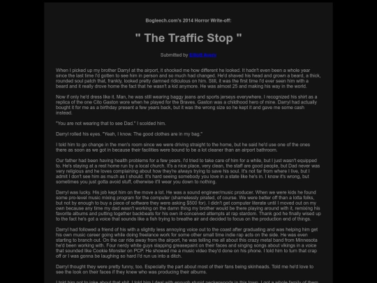 creepy/creepy14-thetrafficstop screenshot