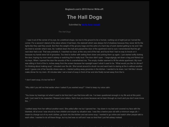 creepy/creepy19thehalldogs screenshot