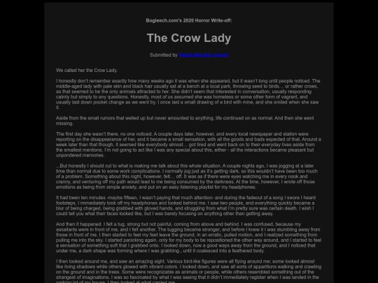 creepy/creepy20thecrowlady screenshot