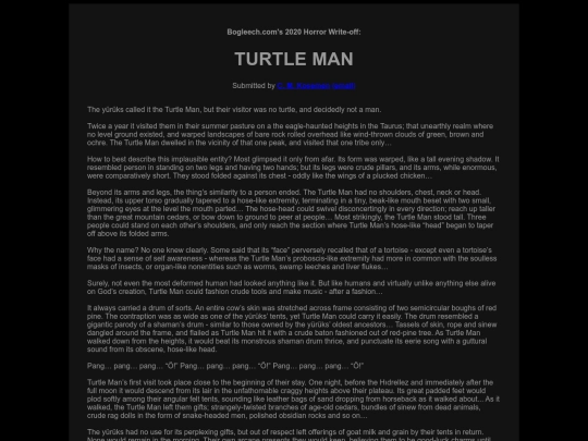 creepy/creepy20turtleman screenshot