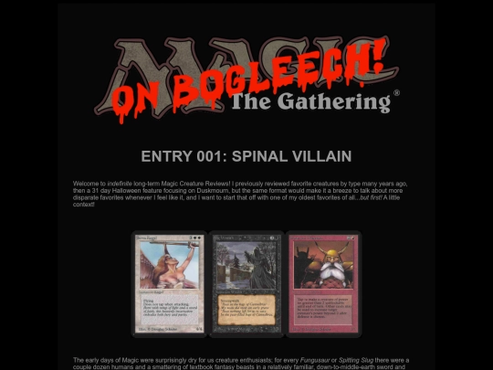 mtg/001-spinalvillain screenshot