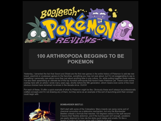 pokemon/bugs screenshot