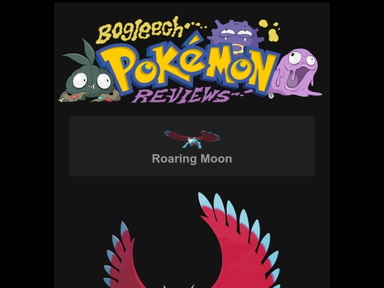 pokemon/p1005roaringmoon screenshot