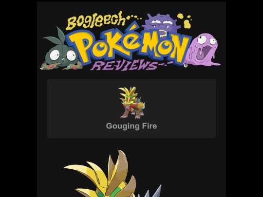 pokemon/p1020gougingfire screenshot