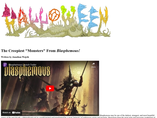vgmonsters/hall23-blasphemous screenshot
