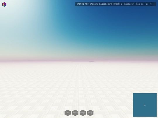 cryptovoxels/gallery screenshot
