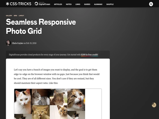 archive/websites/Webmastery/CSS/Seamless Responsive Photo Grid _ CSS-Tricks screenshot