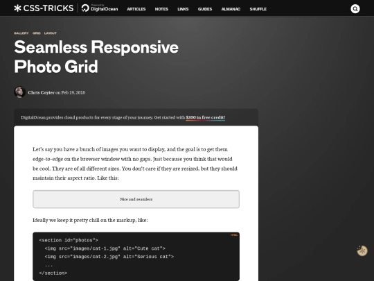 archive/websites/css-tricks.com_Seamless_Responsive_Photo_Grid screenshot
