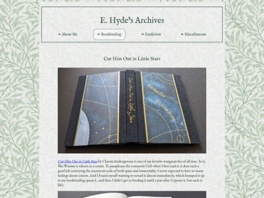 bookbinding/littlestars screenshot
