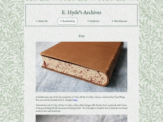 bookbinding/template screenshot