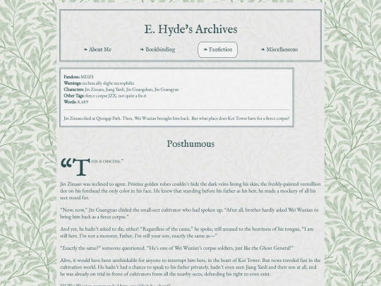 fic/posthumous screenshot