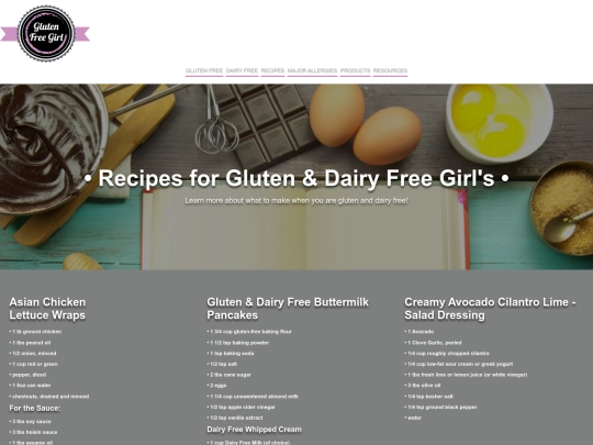 recipes screenshot