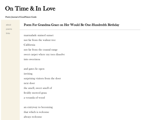 poetry screenshot